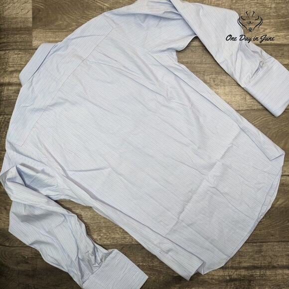 Jos. A. Bank Striped Button Down Shirt Size 16-36 - Picture 4 of 4